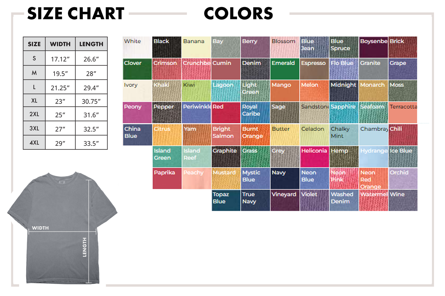 Make Heaven Crowded Comfort Colors T-shirt